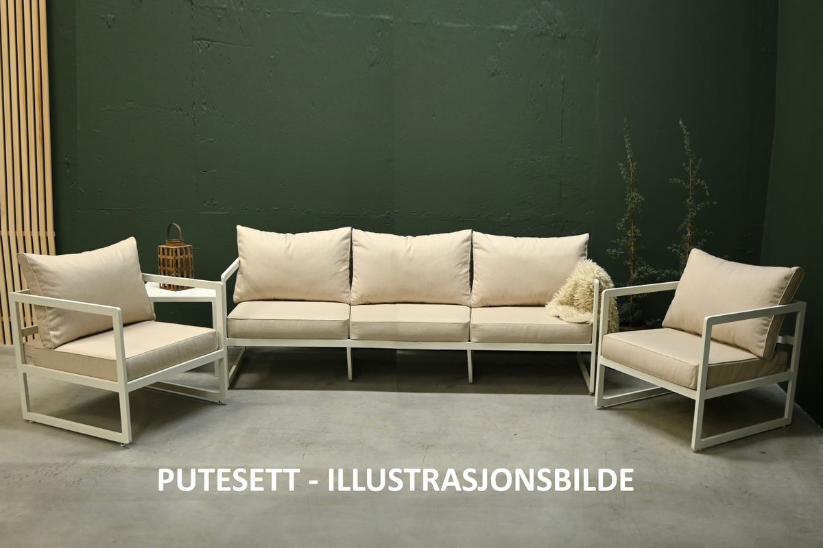 Unitex 70 putesett 3+1+1 - design Krembeige, 10 puter 