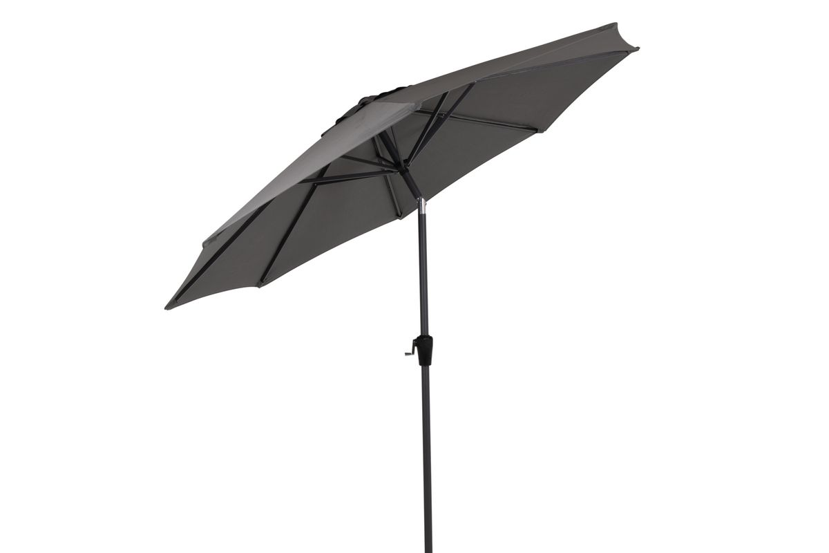 Cambre parasoll Ø250 cm m/sveiv - granskyggegrå