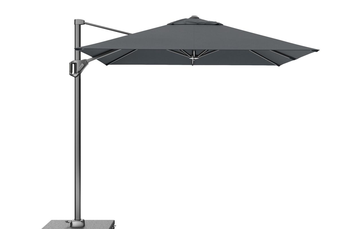 Platinum VoyagerT1 hengeparasoll 250x250 cm m/kryssfot - antrasittgrå