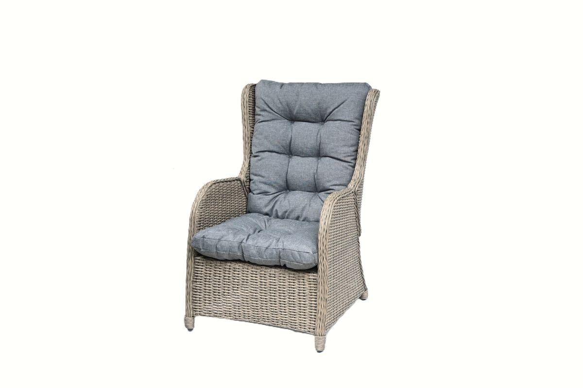 Allround Flock putesett til hvilestolsett - design Fibergrå, 4 puter