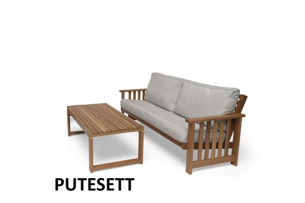 Hovedbilde Dallas putesett til 3-S sofa - design Lingrå ,3 puter