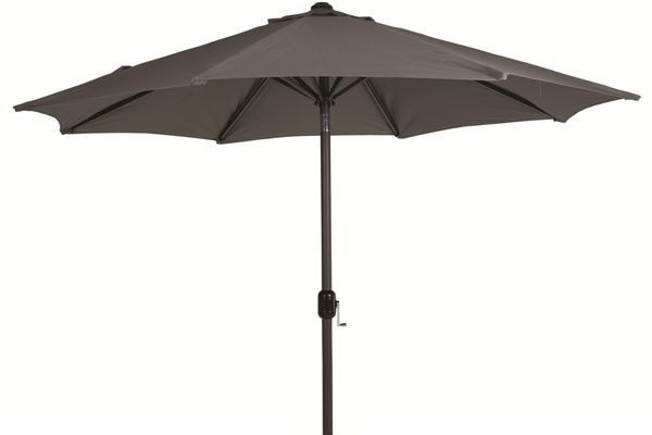 Hovedbilde Cambre parasoll Ø300 cm m/sveiv - grå