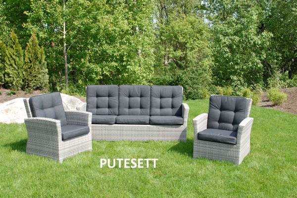 Hovedbilde Support Medium putesett 3+1+1 - design Melangesort, 5 puter 