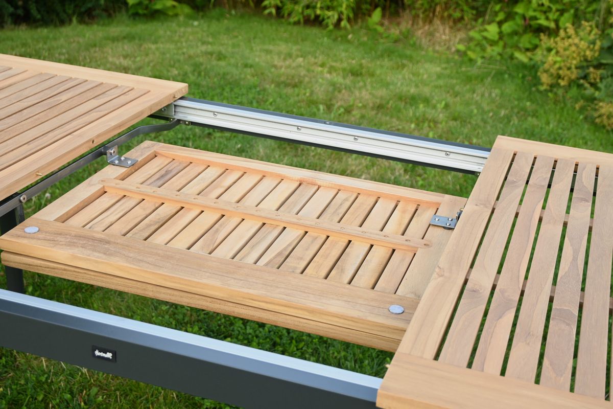 Hartman Silencio Butterfly uttrekksbord 160/220x90 cm - teak 