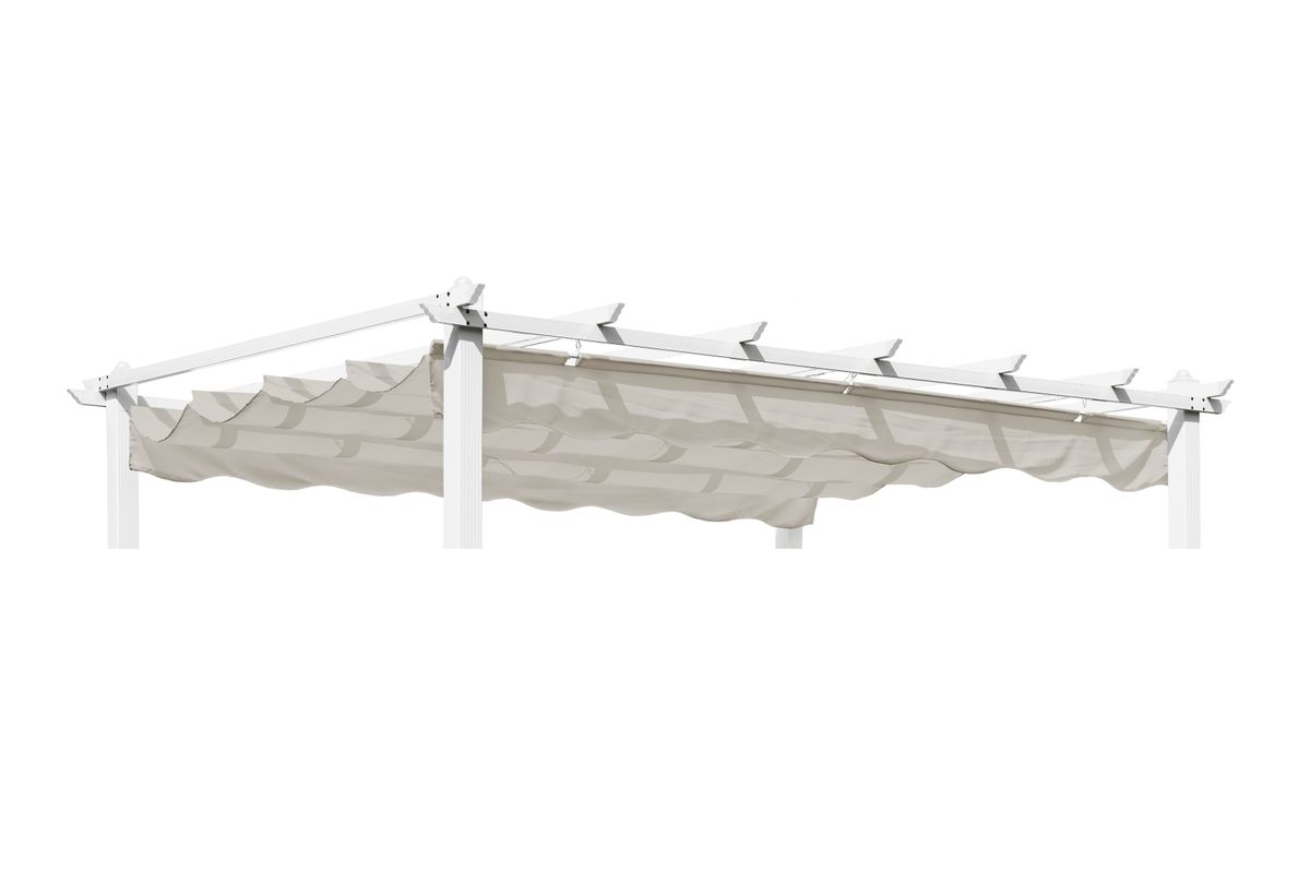 Hillerstorp tekstiltak til 3x4 m pergola - lys sand 