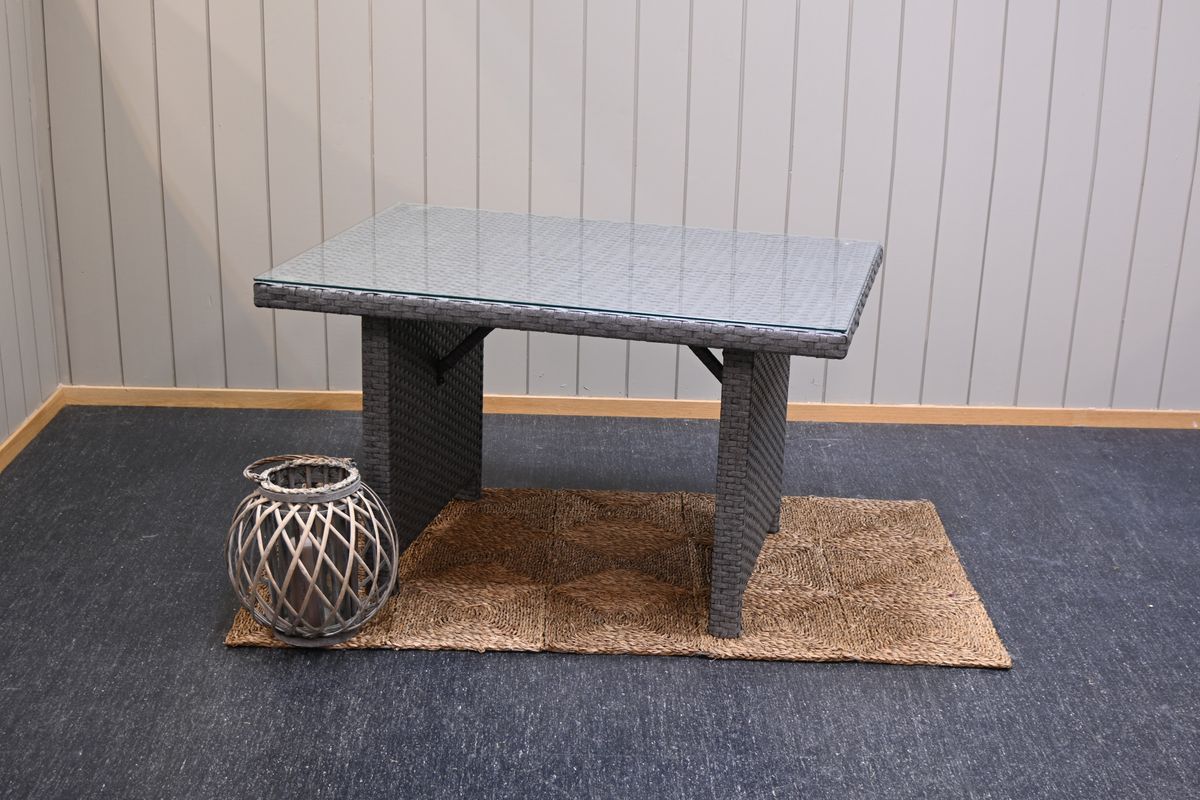 Cube sofaspisebord 110x80 cm - gråmelert 