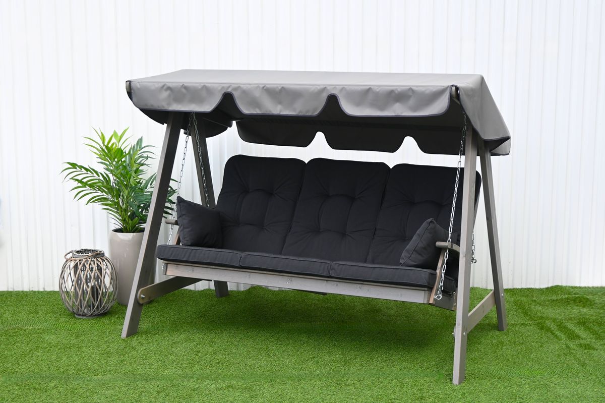 Iduna Høy hammock putesett - design Antrasittgrå, 5 puter 