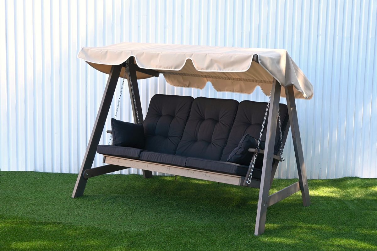 Iduna Høy hammock putesett - design Antrasittgrå, 5 puter 