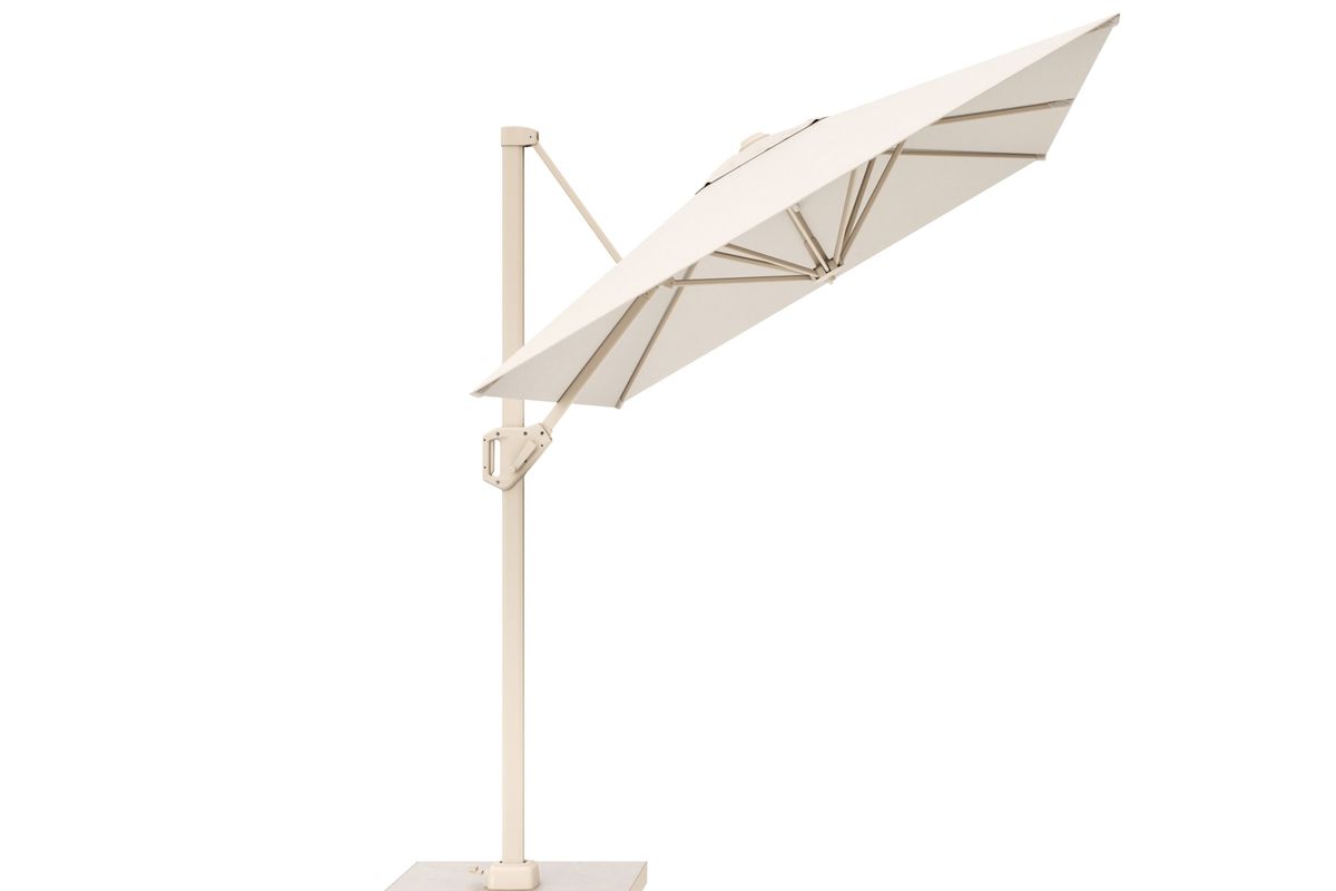 Platinum Voyager T1 hengeparasoll 250x250 cm m/Ceramica fot - elfenbensbeige/sandstone