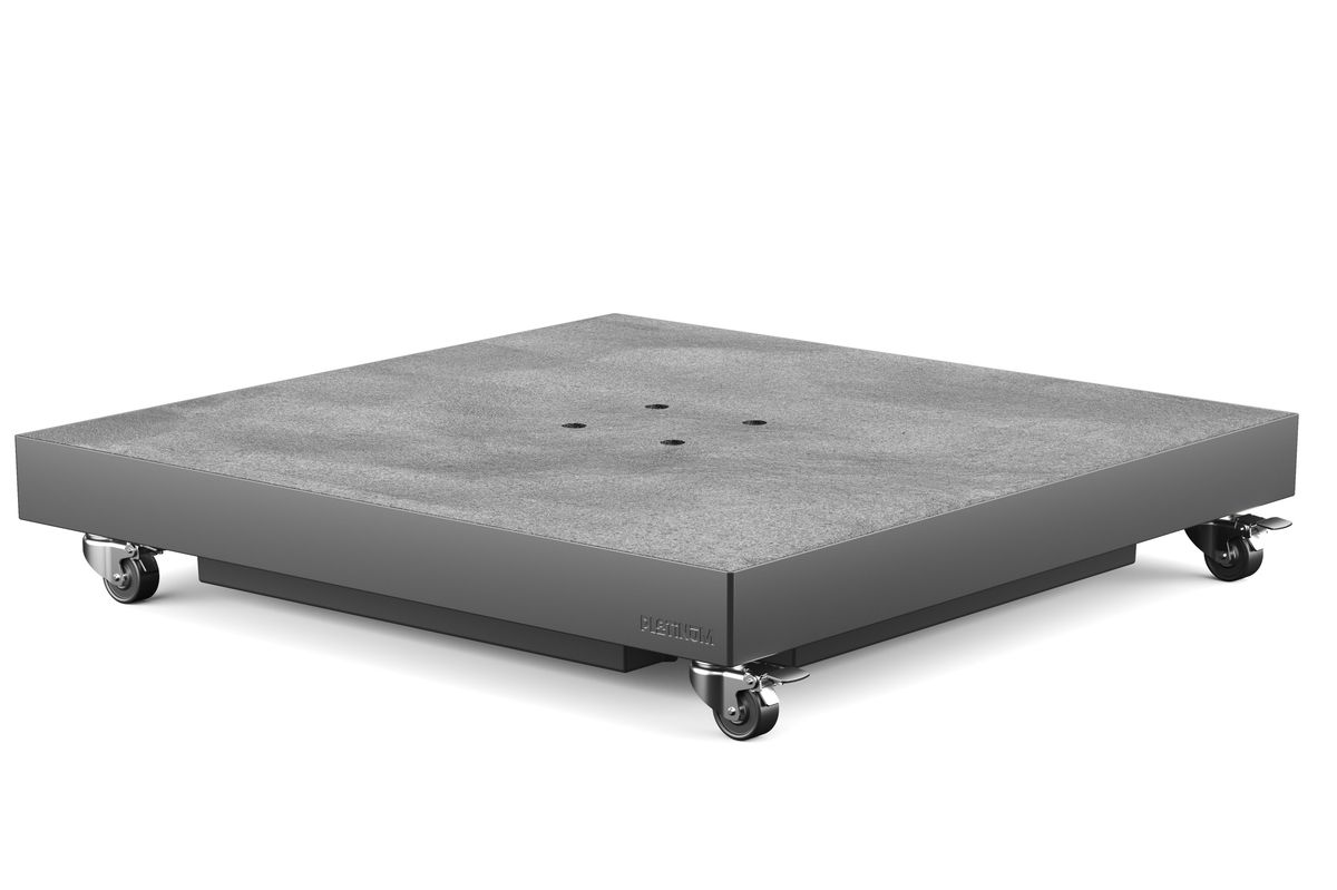 Platinum VoyagerT1 hengeparasoll 250x250 cm m/Ceramica fot - antrasittgrå
