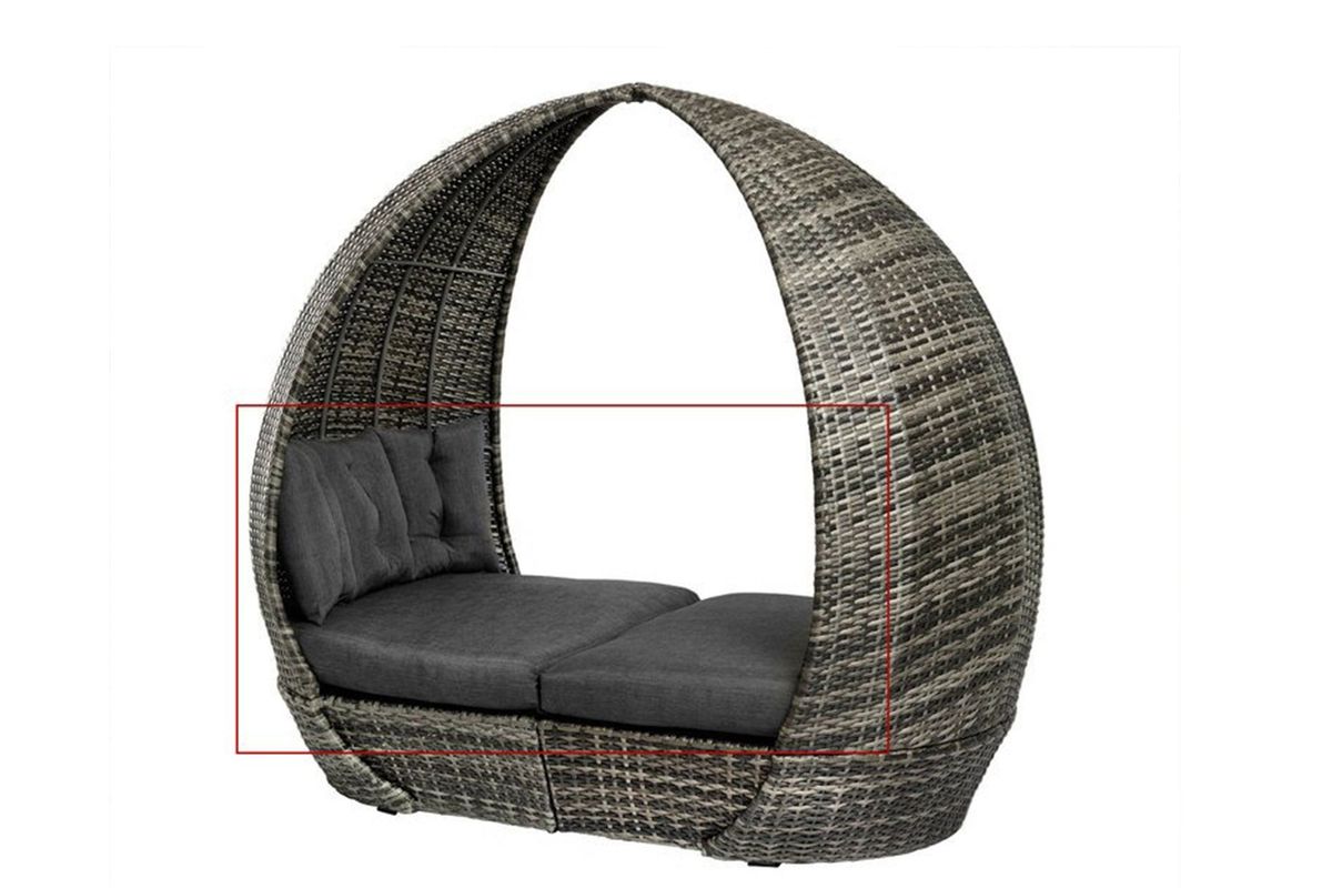 Madeira putesett til daybed - design Grafittgrå, 3 puter